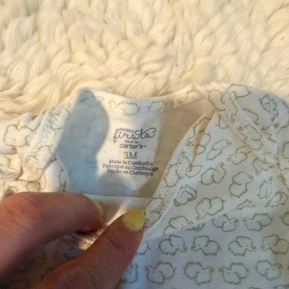 Carter's Light Blue and White Baby Set